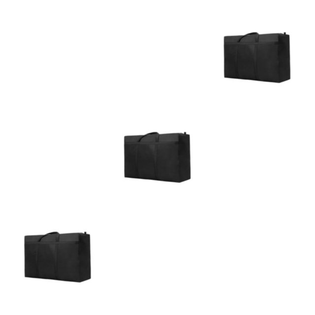 Maytalsory Durable Bag With Fine Stitching And Scratch-proof For Moving Bag Large Capacity Bag Oxford black-105L 3Set