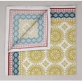 thumbnail image 4 of Vargottam Collection de Luxe Linge de Table Décor Serviette en Coton Tissu Imprimé Serviettes Réutilisables Ensemble de 12, 20 X 20 - Asiatique, 4 of 6