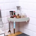 thumbnail image 1 of LSLJS Hanging Corner Shelf, Bathroom Corner Rack, Hole-free Bathroom Corner Shelf, Wash Table Traceless Wall Hanging, Tripod, Commodity Shelf, 1 of 6