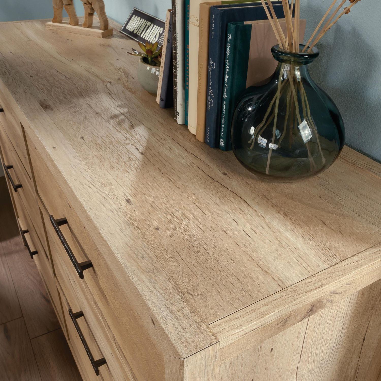 Sauder Pacific View® Dresser, Prime Oak, 433563