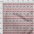 thumbnail image 3 of oneOone Silk Tabby Orange Fabric Asian Block Craft Project Decor Fabric Printed by The Yard 42 Inche Wide-9045, 3 of 4