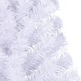 thumbnail image 5 of vidaXL Artificial Half Christmas Tree with Stand White 150 cm PVC, 5 of 5