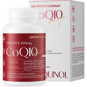 PHYTO-GENIOUS Ubiquinol  Coenzyme Q10, 100mg