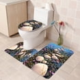 thumbnail image 4 of Chmadoxn Bathroom Rugs, Rugs for Living Room, Area Rug, Bath Mat Toilet Floor Mat U-shape Foot Mat Bathroom Bathroom Mat Printing Modern Mat Toilet Door Mat Three Sets carpeting carpeting, 4 of 8