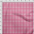 thumbnail image 3 of oneOone Georgette Viscose Fabric Madras Check Print Fabric By The Yard 42 Inch Wide, 3 of 4