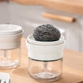 thumbnail image 5 of BINGLI Squeeze Bottle Kitchen Accessory Dishwashing Pump Dispenser Sponge Tray Drainer Rack Dish Soap Dispenser Dishwasher Soap Kitchen Sink Sponge Holder Dish Soap Bottle Plastic, 5 of 5