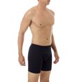 thumbnail image 2 of Underworks Caleçon Boxeur Long en Microfibre pour Homme - Noir Petit, 2 of 5