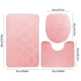 thumbnail image 3 of Back To School!Thick Bathroom Rugs Mat,Bath Mats for Bathroom Floor Non Slip Non Skid Washable,Bathroom Toilet Cover Bathroom Mats Absorbent Printed Floor Mats Bathroom Toilet 3 Piece Floor Mat Set, 3 of 8