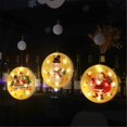thumbnail image 4 of MesaSe Battery Powered Christmas Window Decorations With Lighted LED Sucker Lights For Christmas Tree Fireplace Window Indoor And Outdoor Decoration, 4 of 6