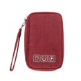 thumbnail image 2 of Oliegs Heated Blanket Digital Electronics Cable Storage Bag Travel Bag Electronic Accessories Cable Storage Bag Box Charger Cell Phone USB Headset Sd Card Storage Bag Chocolate, 2 of 2