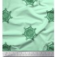 thumbnail image 1 of Soimoi Velvet Fabric Floral Mandala Block Print Sewing Fabric Yard 58 Inch Wide, 1 of 1