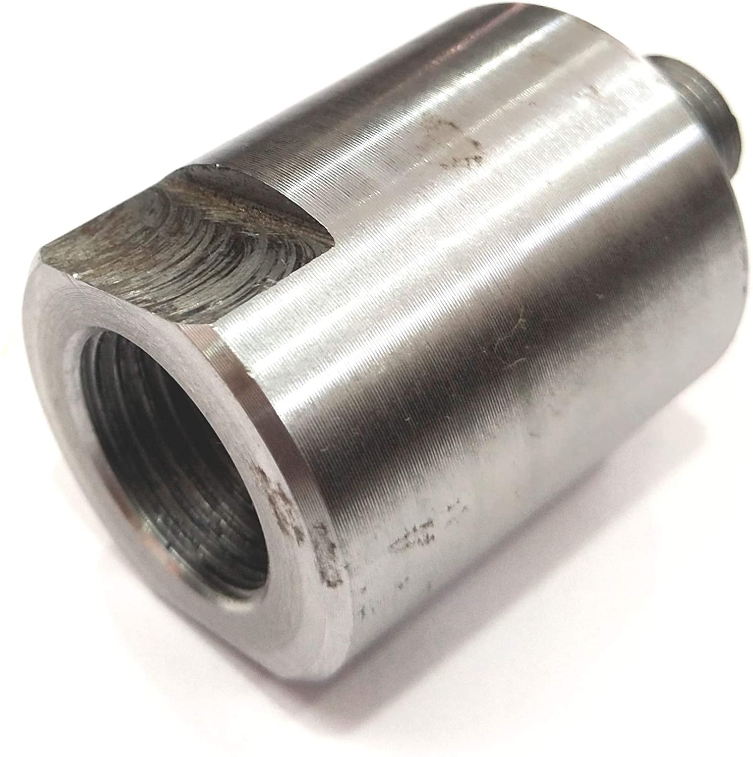 Adaptateur de Broche de Tour Connecte la Broche de Machine 3/4 Pouces x 16 TPI aux Mandrins Filetés M12 x 1 (Seulement Adaptateur)