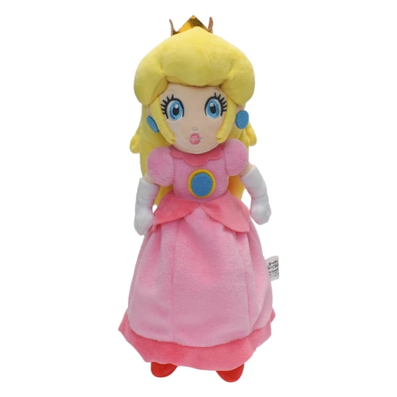 Super Maro All Star Collection - Princess Peach Stuffed Plush Toy Doll, 10.5" Pink
