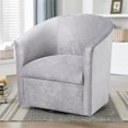 thumbnail image 4 of Comfort Pointe Fauteuil Pivotant Elizabeth - Argent, 4 of 8