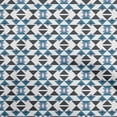 thumbnail image 1 of oneOone Rayon Medium Blue Fabric Geometric Craft Projects Decor Fabric Printed By The Yard 56 Inch Wide, 1 of 4