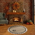 thumbnail image 4 of TIMIFIS Bathroom Rugs Round Carpet Living Room Coffee Table Blanket Bedroom Bedside Blanket Cloakroom Rocking Chair Floor Mat Bath Mat, 4 of 6