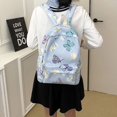 thumbnail image 2 of MesaSe Sac à Main de Navette Simple pour Femmes, Grande Capacité, Style Mode, Sac à Dos Coréen (Blanc), 2 of 8