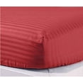 thumbnail image 2 of 1000 Thread Count 100% Egyptian Cotton 3-Piece Fitted Sheet ( 1 Fitted Sheet + 2 Pillow Covers) 30 Inches Deep Pocket Size Stripe Pattern, 2 of 4