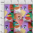 thumbnail image 2 of oneOone Cotton Poplin Amethyst Fabric Abstracts Sewing Craft Projects Fabric Prints By Yard 56 Inch Wide, 2 of 5