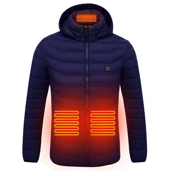 Kyusrd Summer Outdoor Patio Deals!Outdoor Warm Clothing Heated For Riding Skiing Fishing Charging Via Heated Coat