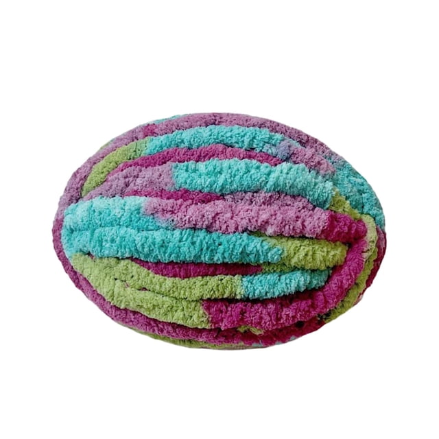 Thick Chunky Yarn Arm Knitting Yarn for Knitted Blanket Mat Scarf Rug Making Purple Green