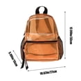 thumbnail image 3 of Meitianfacai Clear Backpack, Heavy Duty PVC Transparent Backpack, Large Capacity Bookbag for Sport Work Travel School Beach Outdoor, 3 of 8