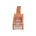thumbnail image 3 of StarTech.com Câble Ethernet CAT6 de 3 Pi, Cordon de Pose PoE 10 Gigabits Snagless RJ45 650 MHz 100 W, Câble Réseau CAT 6 10 Gbe UTP avec Soulagement des Taches, Orange, Testé par Fluke/le Câblage Est Certifié UL/Tia - Catégorie 6 - 24 AWG (N6PATCH3OR) - Câble de Pose - RJ-45 (m) vers RJ-45 (m) - 3 Pi - UTP - CAT 6 - Moulé, Snagless - Orange, 3 of 3