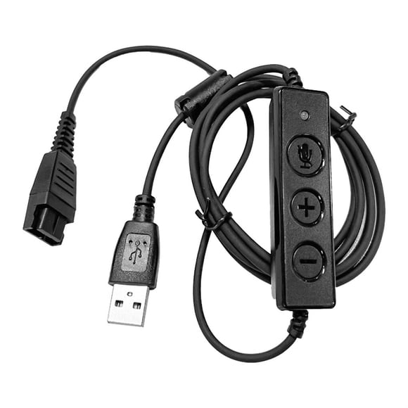 kurtrusly Câble Adaptateur pour Écouteurs Prise USB Concentrateurs avec Volume Réglable Connecteurs Silencieux Convertisseur Sans Lecteur Fournitures pour Écouteurs Bon Accessoire