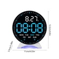 thumbnail image 3 of Digital Alarm Clock with Date, Temperature Display, DST, Brightness Control, Dual Power, LED Screen, 3 of 9