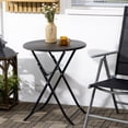 thumbnail image 2 of Outsunny Table Basse Pliante d'Extérieur, Table de Patio Ronde de 23,6 Pouces, Gris Foncé, 2 of 10