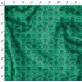 thumbnail image 4 of Soimoi Green Georgette Viscose Fabric Sun & Text Printed Fabric 1 Yard 42 Inch Wide, 4 of 5
