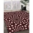 thumbnail image 3 of Ahgly Tapis Rectangulaire Lavable en Machine Intérieur Transitionnel Marron Chocolat, 7 Pieds x 9 Pieds, 3 of 7