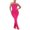 Rose Chaud, variante sur PMUYBHF Combinaison Noire du 4 Juillet Formelle pour Femme Unie à Carreaux à une Épaule Coupe Ajustée Combinaison et à la Mode