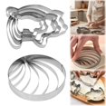thumbnail image 1 of cookie cutters Cookie Cutter Set Bread For Perfect Includes Donut Cutters Variety Pack Baking Kitchen Appliances, 1 of 9