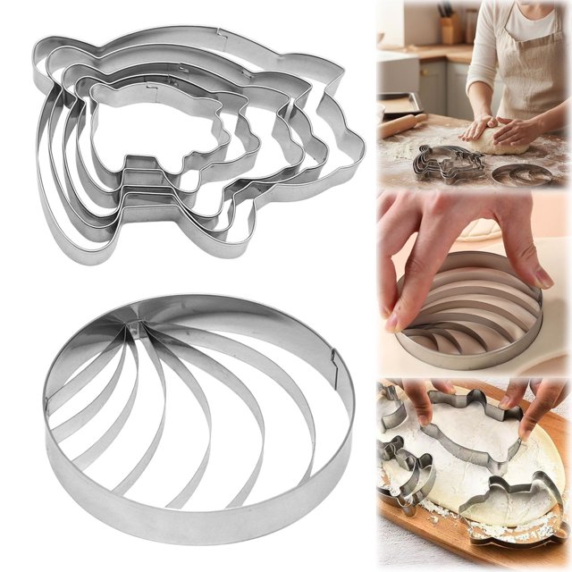 cookie cutters Cookie Cutter Set Bread For Perfect Includes Donut Cutters Variety Pack Baking Kitchen Appliances