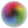 thumbnail image 1 of Amdohai Teenagers Adults Papery Educational Stress-Relief Tool 1000 Pieces Rounded Multicolor Rainbow Puzzle, 1 of 7
