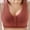 Red, variant on SUWHWEA Bras for Women, Women Bras Plus Size Front Buckle Comfortable Breathable Anti-exhaust Base Solid Non-Steel Ring Non-Magnetic Buckle Beauty Back Underwear