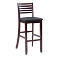 thumbnail image 1 of Tabouret de bar à dossier style échelle Moore, 1 of 8