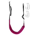 thumbnail image 1 of TISHITA Back Traction Belt Back Support Portable Soft Home Care Lumbar Traction Belt with Hook Violet, 1 of 8