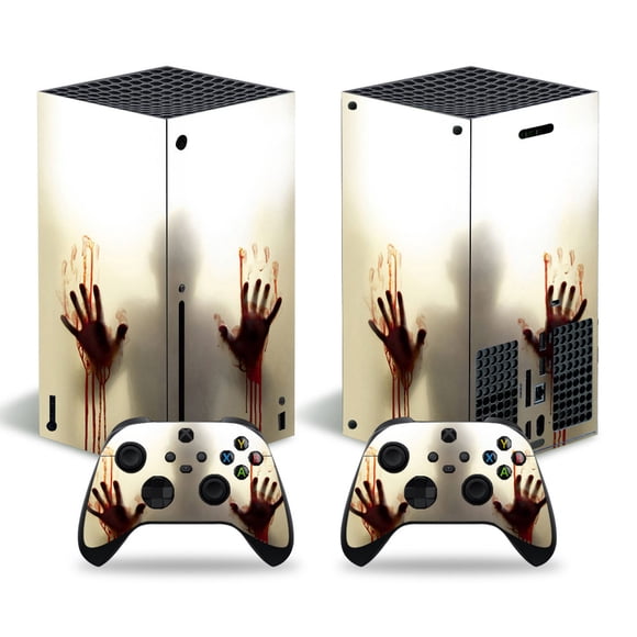 StampsToysale Xbox Series X Autocollant Peau Camouflage Film Vinyle Protecteur Ensemble Complet