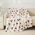 thumbnail image 1 of Mainstays Plush Throw Blanket Cherries, 1 of 7
