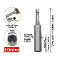 thumbnail image 1 of KITTEHIGM Drill Sleeve Wind Batch Sleeve Deepened Inner Hexagonal Screwdriver Batch Nut Wrench Deals #43, 1 of 2