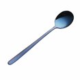 thumbnail image 1 of tredstone Stainless Long Handle Tea Coffee Mixing Spoon Cocktail Ice Cream Soup Home Teaspoon blue 1Set, 1 of 5