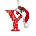thumbnail image 2 of LSLJS 26 Letters Christmas Tree Decoration Pendant Christmas Tree Ornaments Personalized DIY Christmas Ornaments Christmas Decorations Xmas Tree Hanging Decor, 2 of 5