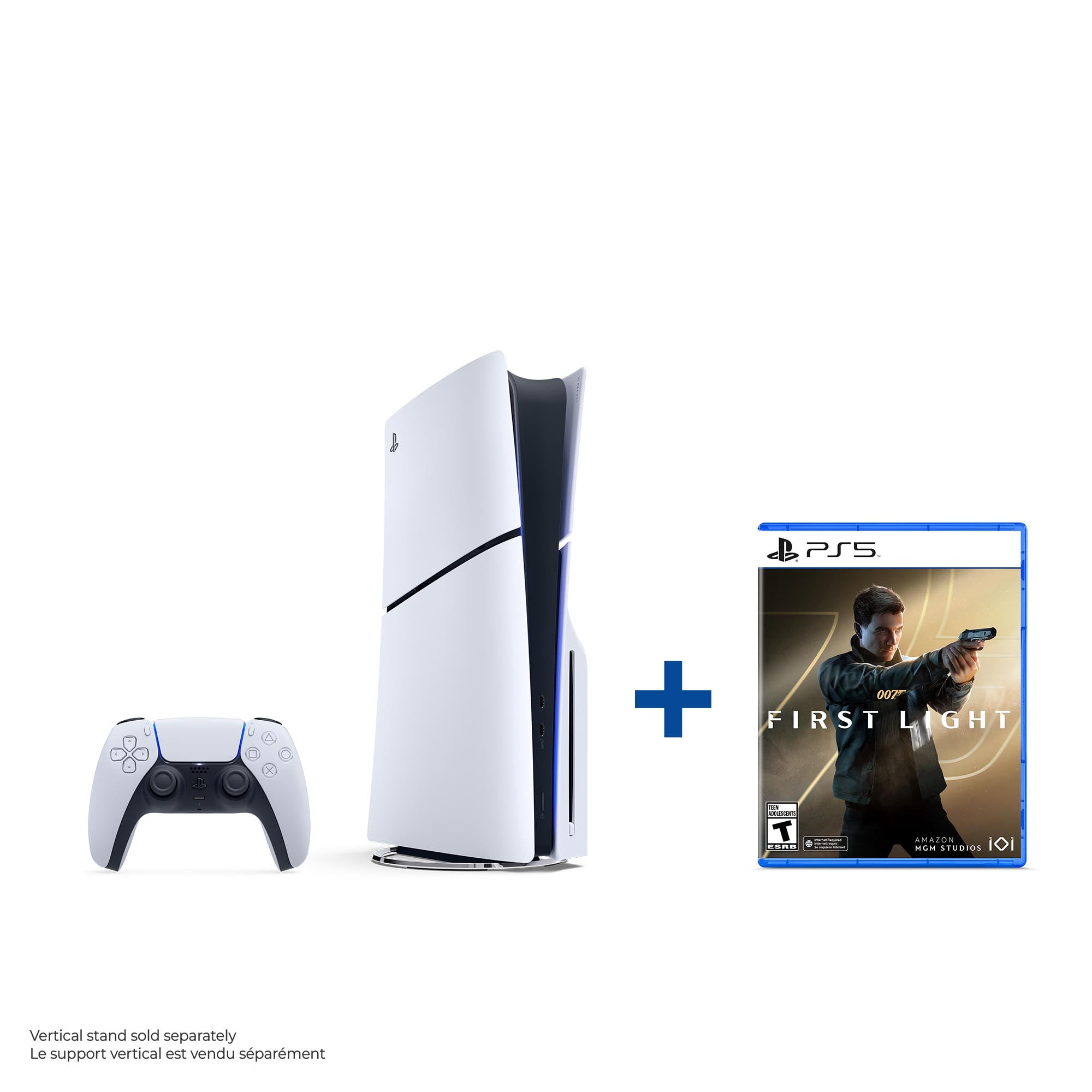 PlayStation®5 Disc Console Slim – 1TB PLUS 007 First Light (PlayStation 5), Bundle