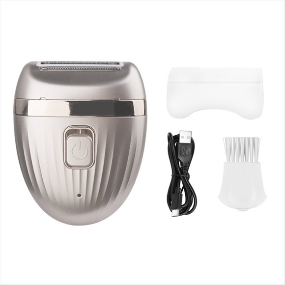 Electric Trimmer Rechargeable Waterproof Body Hair Trimmer Bikini Pubic Hair Underarm Arms Legs,1 x Electric trimmer 1 x Small brush 1 x Dust cover 1 x USB cable