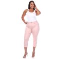thumbnail image 1 of White Mark Jeans Capri pour Femmes Grande Taille, 1 of 5