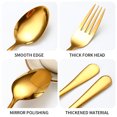 thumbnail image 4 of Namzi 16 Piece Silverware Cutlery Set, Silverware Flatware Set for 4, Stainless Steel Cutlery Tableware Set, Kitchen Utensils for Home Restaurant Party,Multicolour, 4 of 4