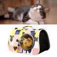 thumbnail image 3 of Cat Carrier, Breathable Mesh Lightweight Portable Pet Carrying Bag Cute  For Travel For Pets For Cats For Outdoor, 3 of 8