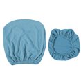 thumbnail image 1 of facefd Lot de 2 Housses de Chaise de Bureau Résistantes à l'Usure Lavables Multicolores Style Simple Décoration Maison Housse de Coussin Dossier Bleu Azur, 1 of 5